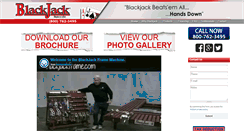 Desktop Screenshot of blackjackframe.com