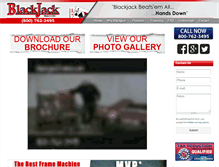 Tablet Screenshot of blackjackframe.com